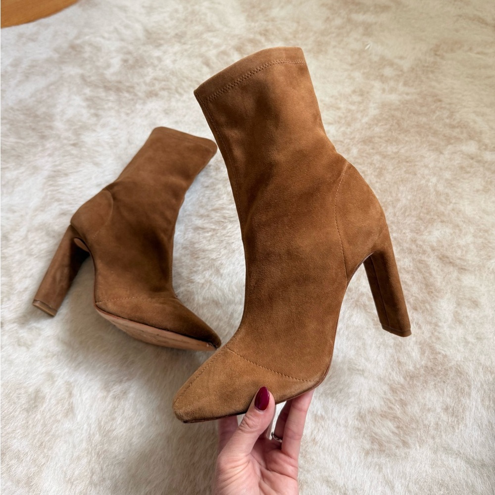 Raye Brown Suede Boots Worn Once - US 8
